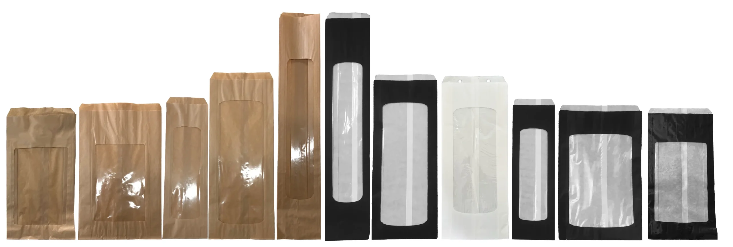 Premium Die cut window bread bags