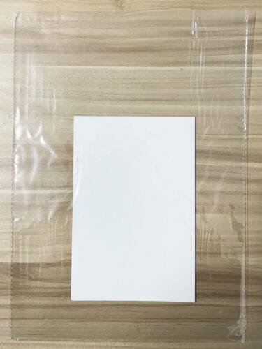 Unperforated BOPP bag with Card Insert - BB094CI